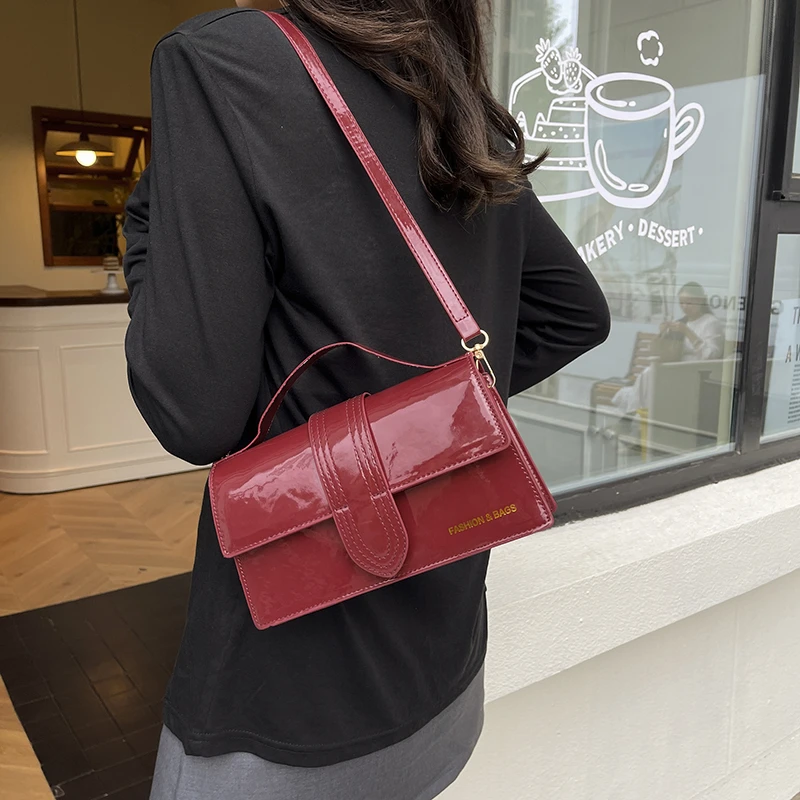 Senhoras de couro crossbody saco alça ombro bolsa designer luxo elegante clássico mensageiro tote marca moda popular