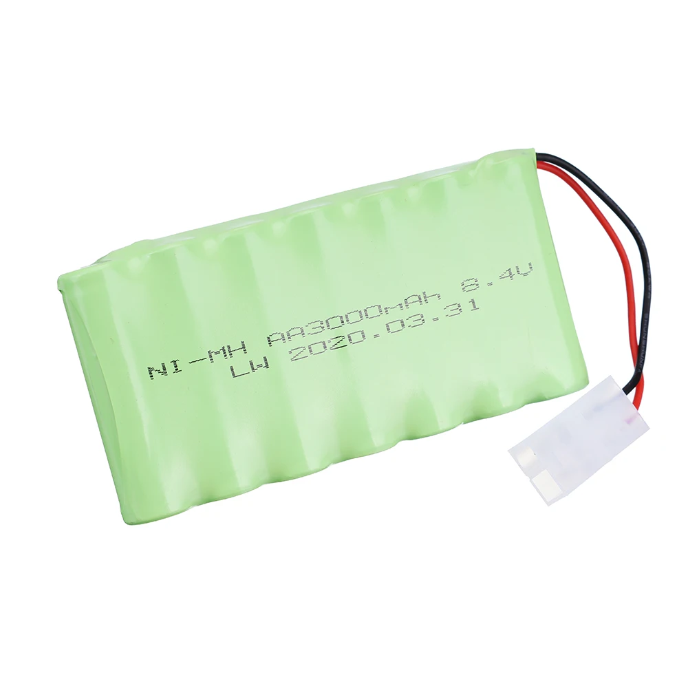 Upgrade 3000mah 8.4V AA Ni-MH Battery With Tamiya Plug For Rc toys Boats Cars Tanks Robots Guns 8.4v Rechargeable Battery Pack