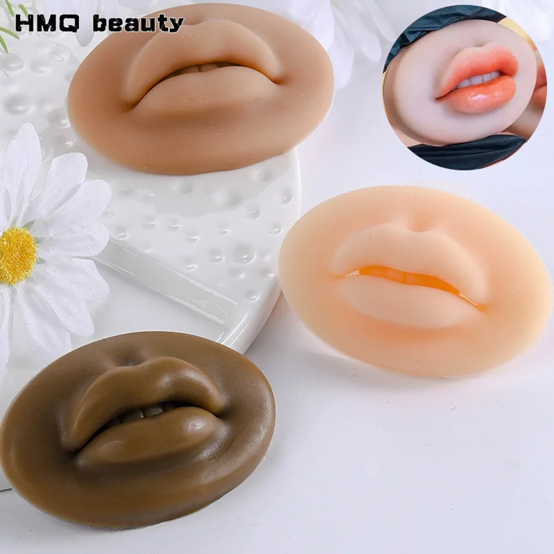 

1PC Premium Soft 3D Lips Practice Silicone Skin Model Thicken Lip Open Mould for Tattoo Makeup Permanent Cosmetics Tools