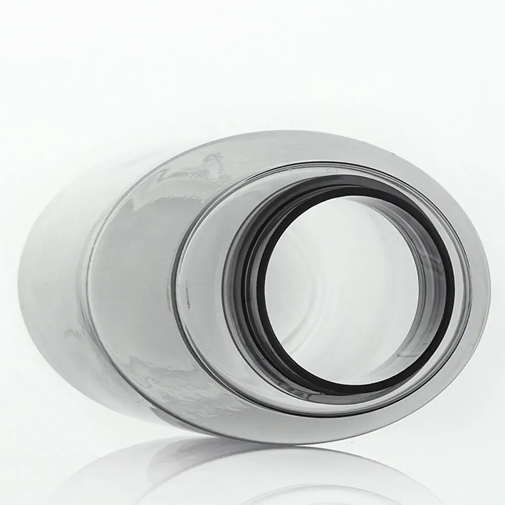 

2Pcs Refillable Pump Foaming Bottles 350ml Transparent Black Portable Travel Containers Bubble Maker Dispenser