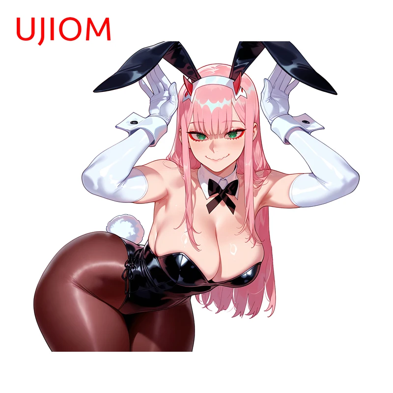 UJIOM Seductive Bunny Girl Zero Two Wall Sticker Big Boobs Enchanting Hot Selling Decal Suitable For Surfboard Skateboard Decor
