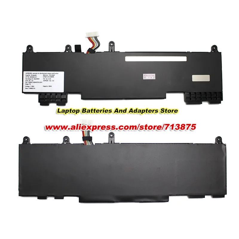 Imagem -05 - Bateria Genuína do Portátil Wp03xl Hstnn-lb8w 11.58v 38wh 51.3wh Bateria para hp Split x2 13-m000 Portátil M643052d1 Tpn-db0k Tpn-db0p