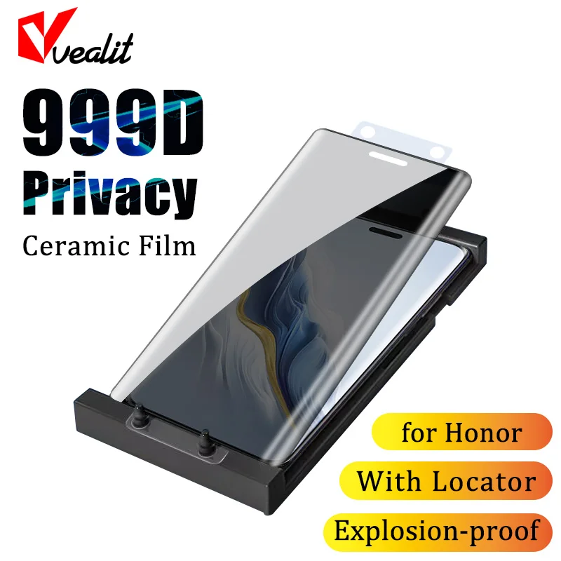 

Full Curved Ceramic Privacy Film for Honor Magic 6 5 Lite X9b X9a X40 X50 GT Screen Protector for Honor 100 90 80 70 Pro Plus