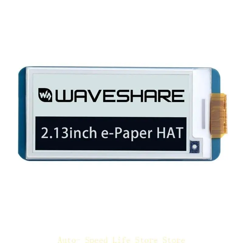 

02DA 2.13inch E-Ink Display HAT for RPi 4B 3B+ 3B 2B Series Development Boards