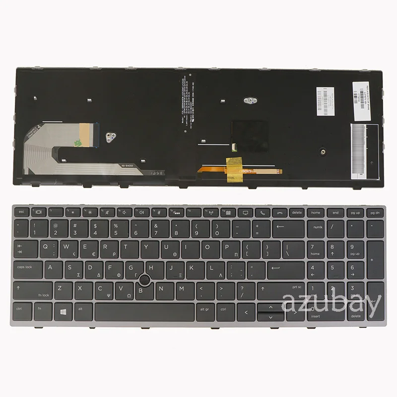 Imagem -03 - Teclado Portátil para hp L17971- L14366- L13000- Bb1 -fp1 V162826fk1 6037b0142135 hb ar fr gk Thai Português ru Swiss Qwertz