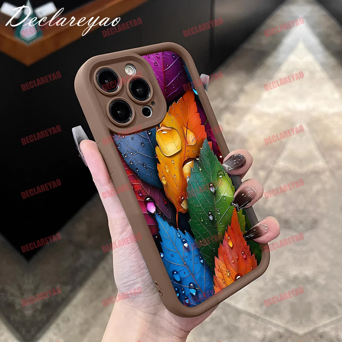 DECLAREYAO حافظة رفيعة وخفيفة الوزن غير لامعة من مادة البولي يوريثان الحراري لهاتف آيفون 12 Mini 11 Xs Max XR Air 16 Pro 16e 15 Plus 14 13 حافظة مضادة للصدمات #2