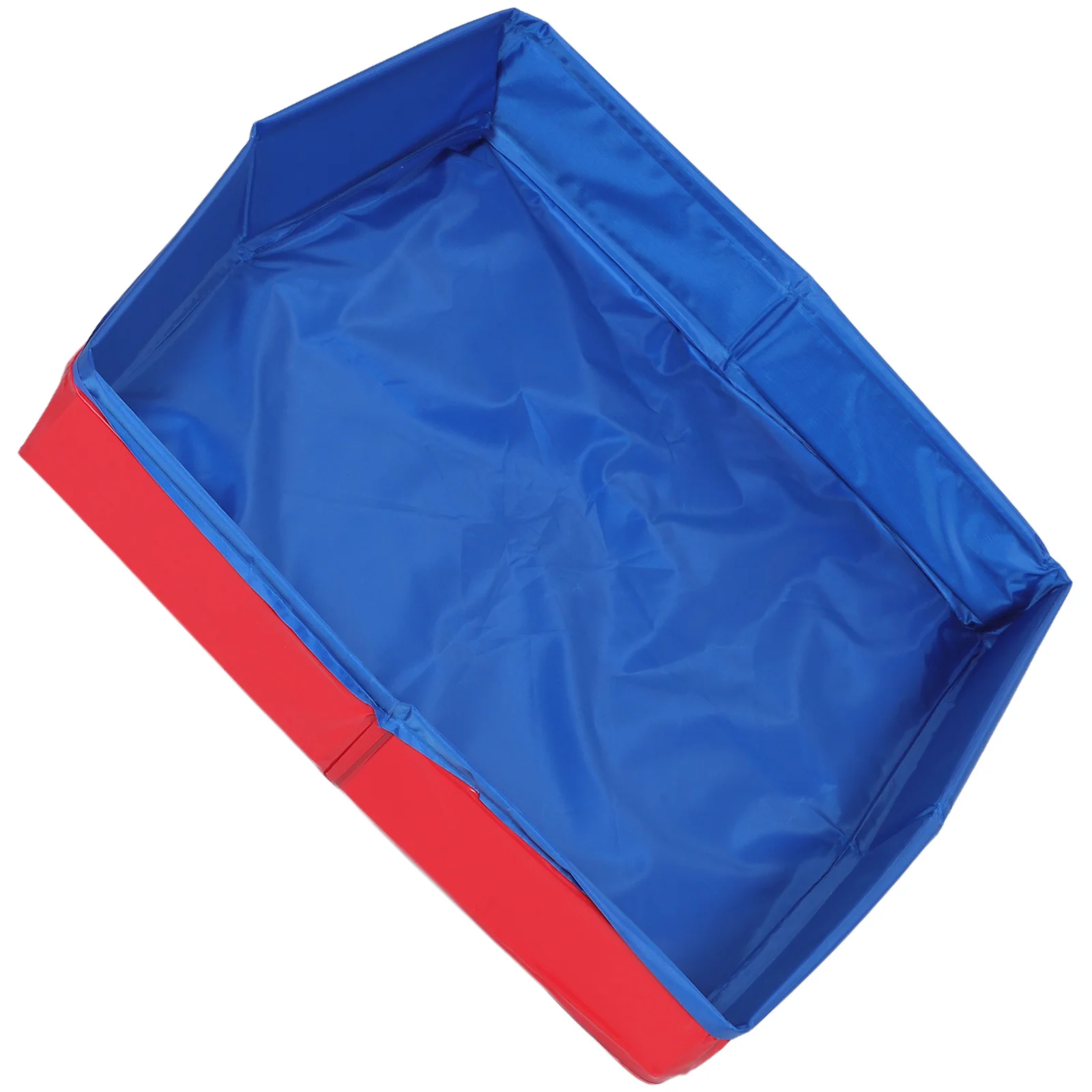 19.65인치X3.34인치 접이식 어린이 놀이 트레이 휴대용 컨테이너 유아 실내외 사용 접이식 모래상자 어린이 모래상자