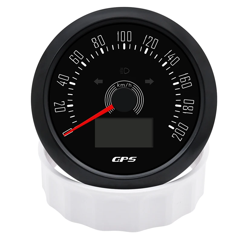 200 km/h GPS Speedometer 3 in 1 Multifunction gauge with COG TRIP Total mileage and 7 colors backlit