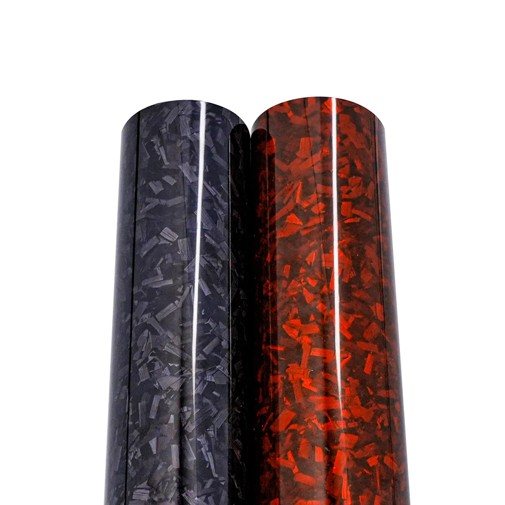 Forged Carbon Fiber Color Change Car Sticker PET Vinyl Film Bubble Free Wrapping Car Accessories Auto Self Adhesive Decals