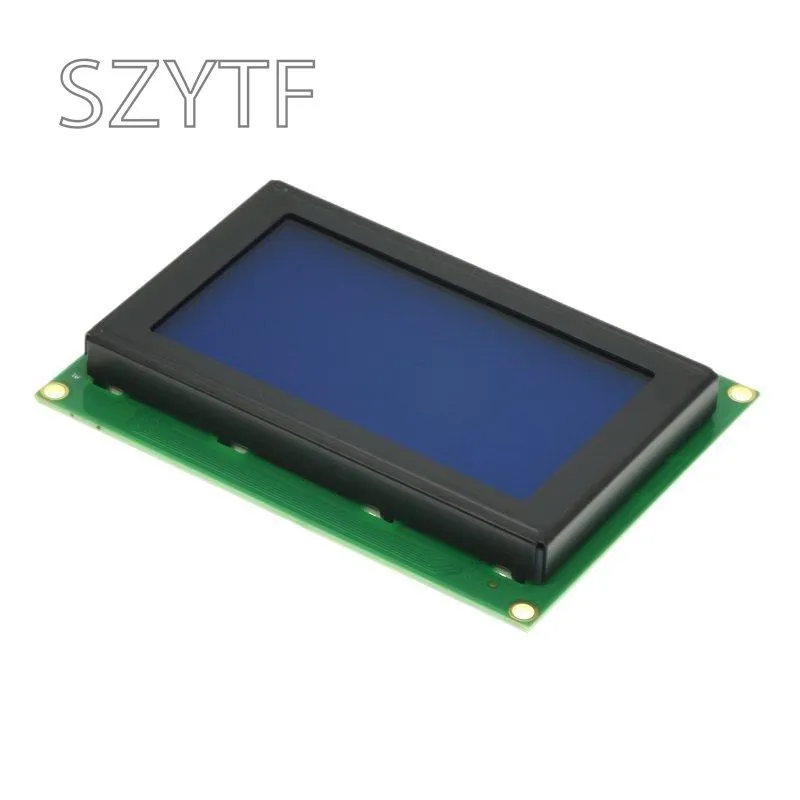 12864C 3.2 Inch 128*64 LCD Screen Module LCD Display Module Blue IIC/I2C 5V KS0108 image 4