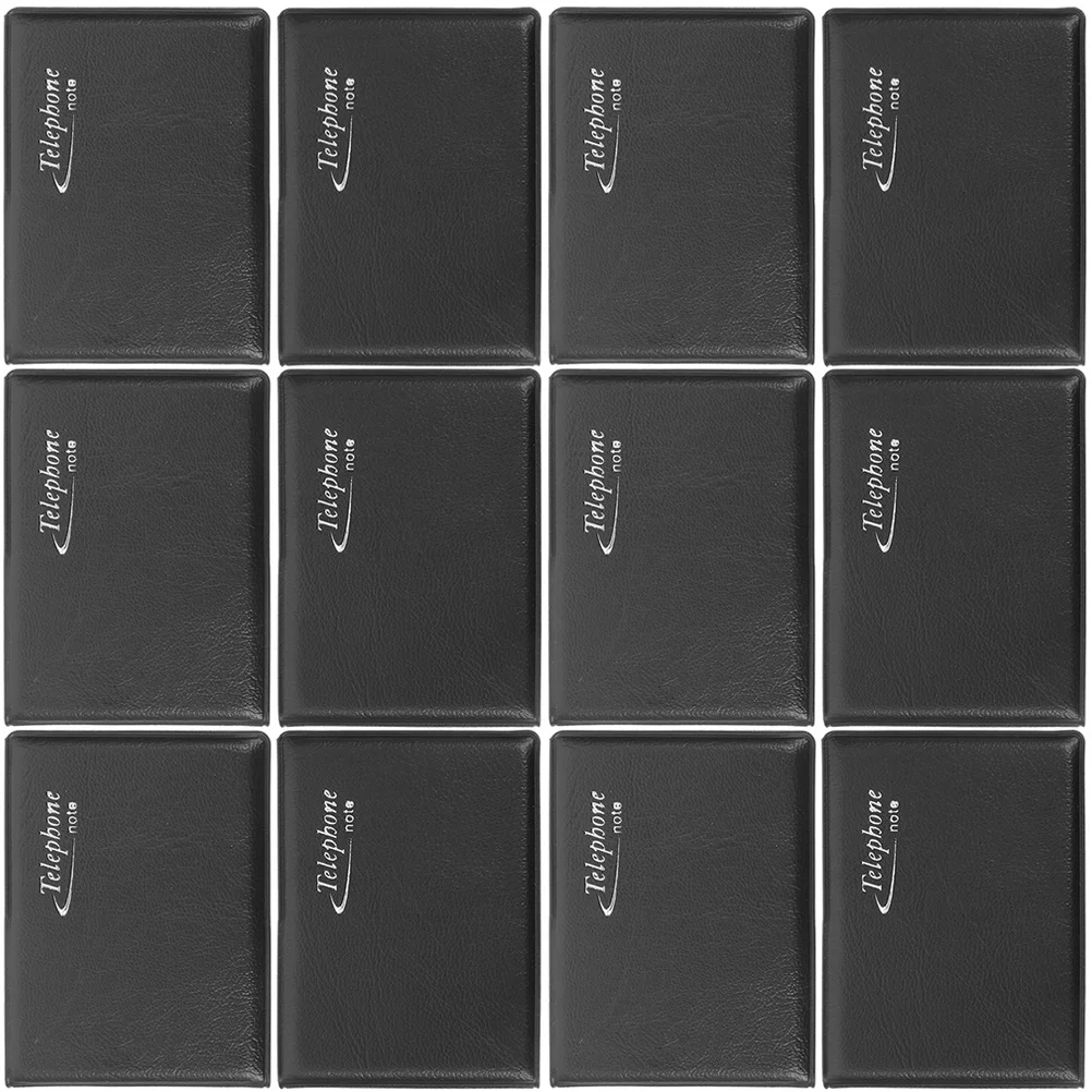 12 Pcs Address Book Mini Phone Child Telephone Small Paper Number for Addresses