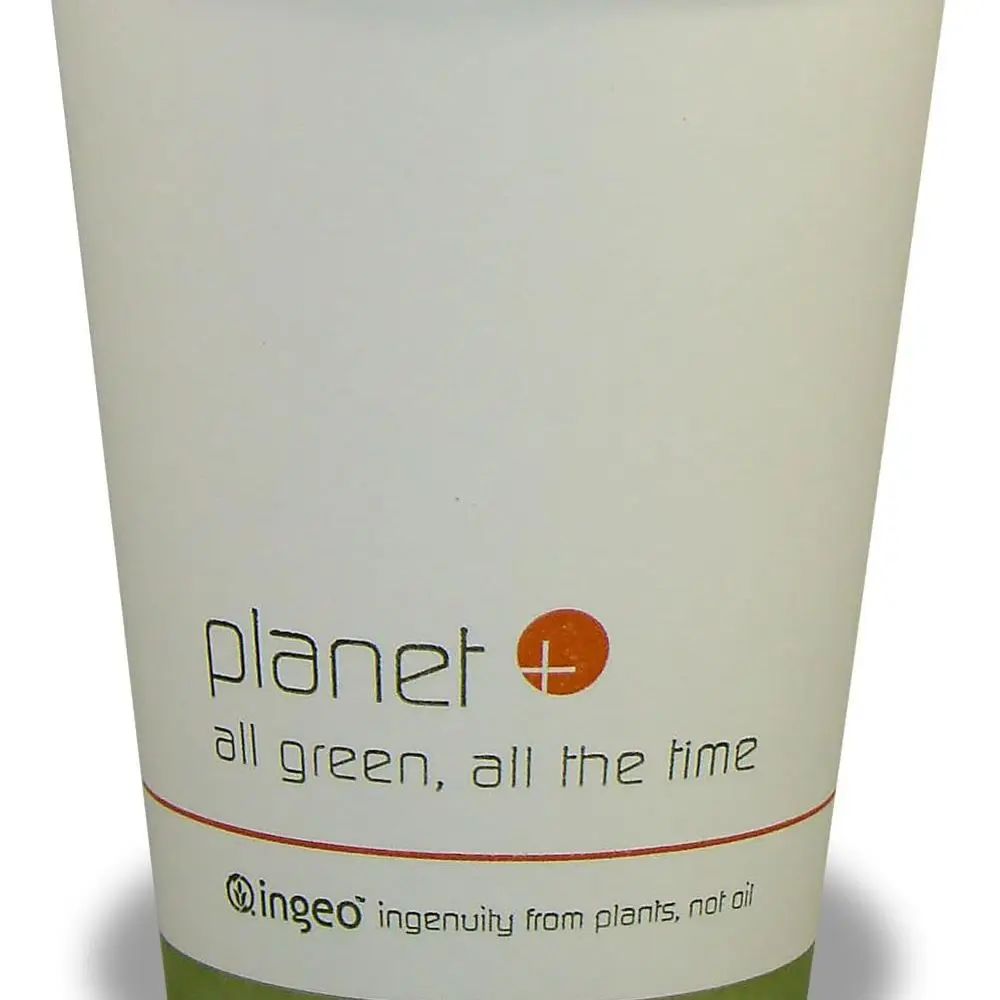 

100% Biodegradable PLA Coated 8 Oz Hot Cups, 500 Pack