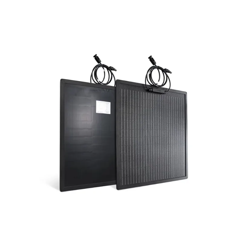 High-Efficient 50W Ultra Flexible Bifacial Solar Panel With Thin Frame PERC/BIPV For RVs Marine Boat Ultra ETFE/CPC Surface