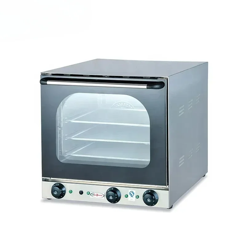 CE Certificate 4 Tray Stainless Steel Commercial Electric Perspective Convection Baking Oven