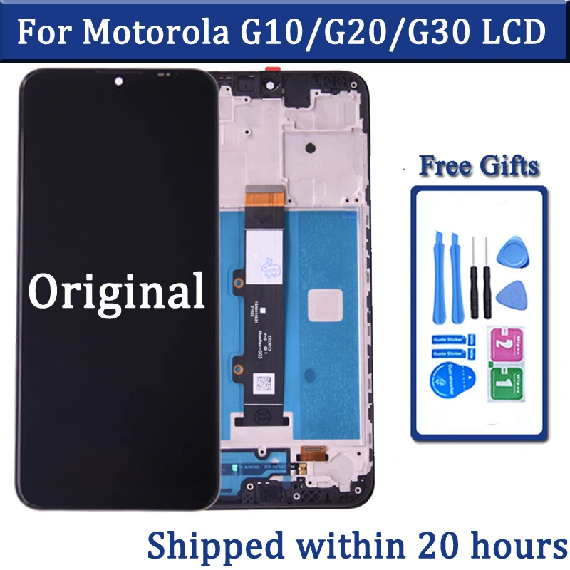 Oryginalny dla Motorola Moto G10 G20 wyświetlacz LCD Digitizer do XT2128-1 Moto G30 XT2129-1 wyświetlacz LCD wymiana