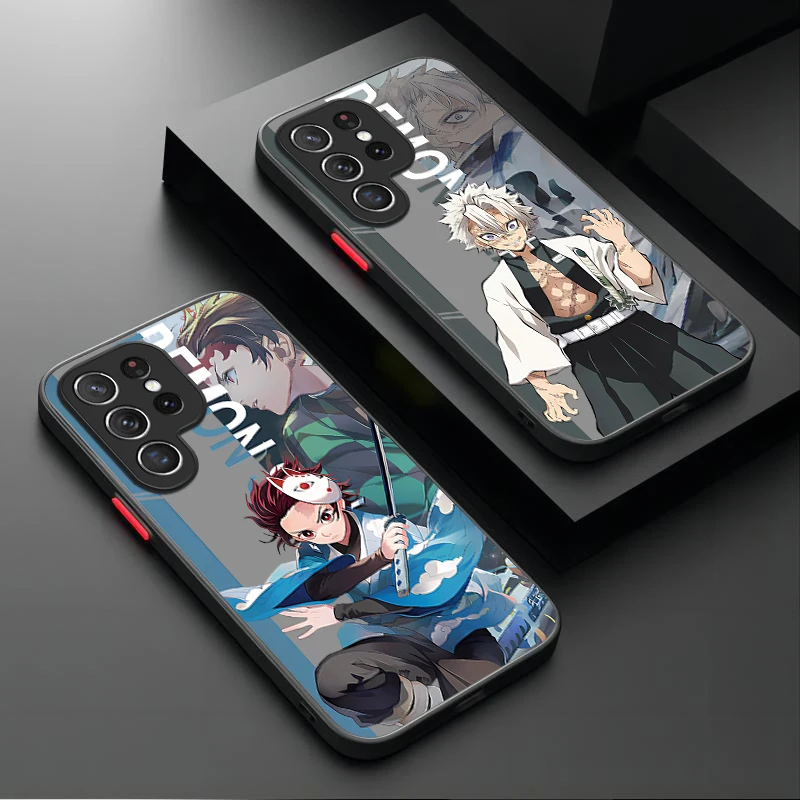 أنيمي شيطان القاتل الحالات الصعبة لسامسونج غالاكسي S25 الترا S24 S23 زائد S22 S21 FE A04S A56 A36 A26 A16 A06 A55 A35 A25 A15 5G #2