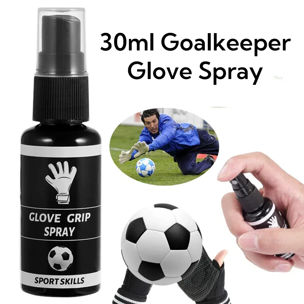 30ml Goalkeeper Gloves Glue Anti Slip Goalkeeper Glove Grip Spray Sticky Spray Enhance Sticky for Football Baseball