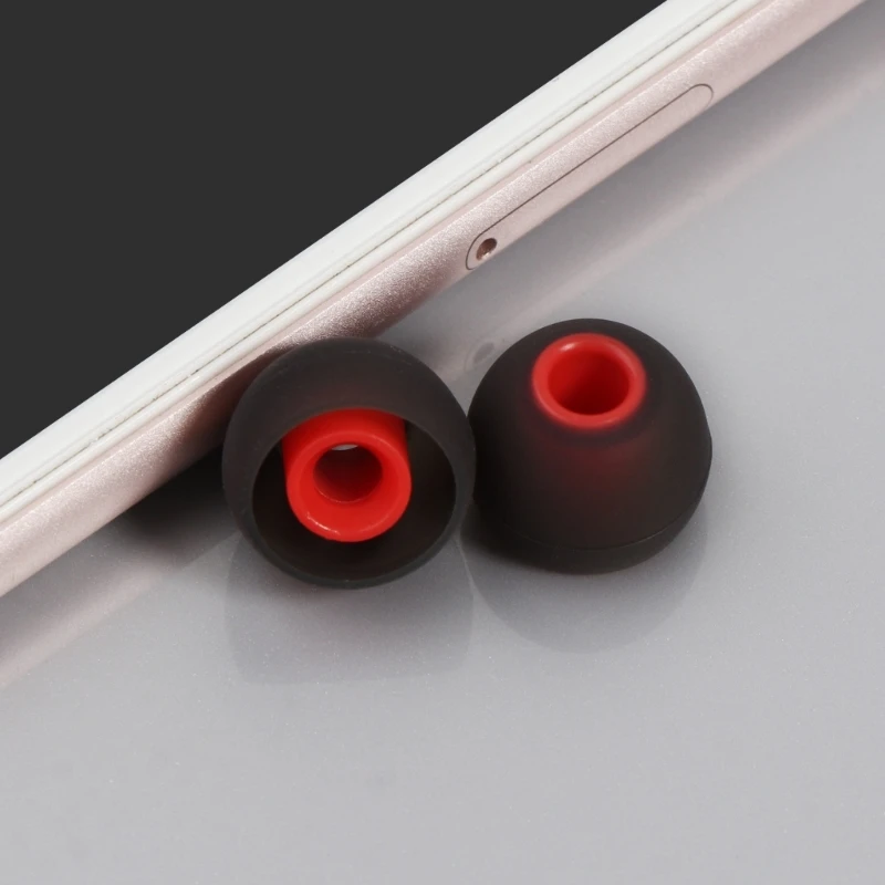 เคล็ดลับหูฟังซิลิโคนขนาด 3.8 มม. เปลี่ยนหูฟังหมวก Eartips เคล็ดลับ Eargels 1 ชุด