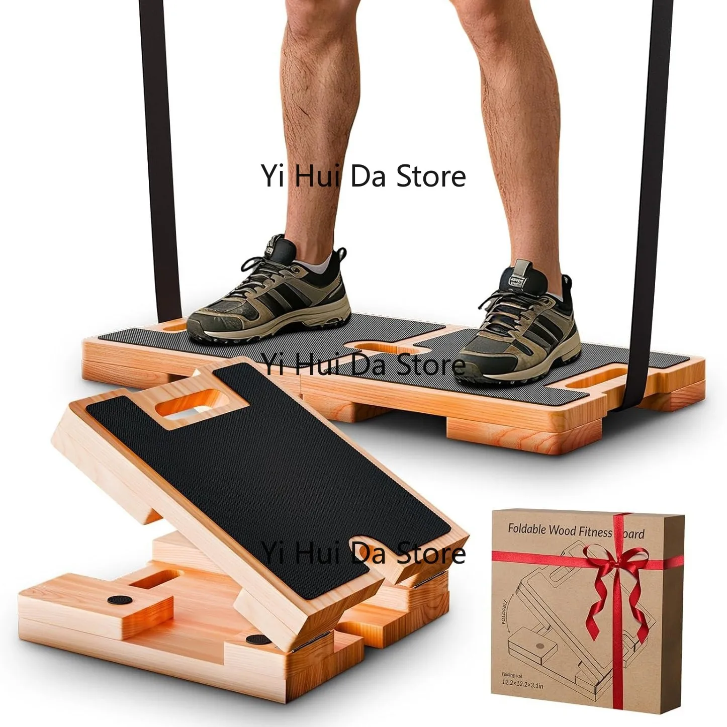 Solid wood resistor tensile board Wooden tensile board Gym Home sports equipment Strength training board