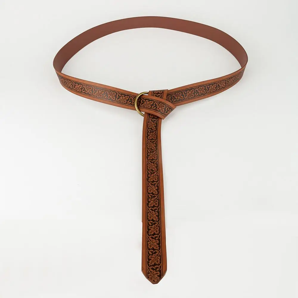 الجدة تنقش فايكنغ عصر النهضة حزام بو الطباعة سلتيك حزام فارس خمر الجلود القرون الوسطى حزام الخصر الطرف