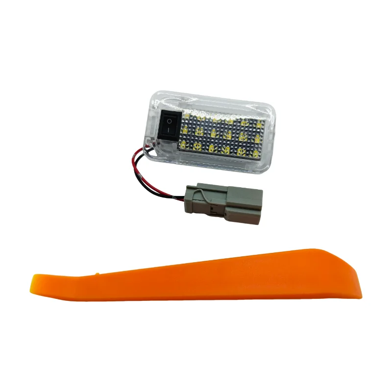LED 6000K Luggage Trunk Lamp Interior Dome Light Compartment Lamps With Switch For BYD Dolphin Trunk LED Light Accessories