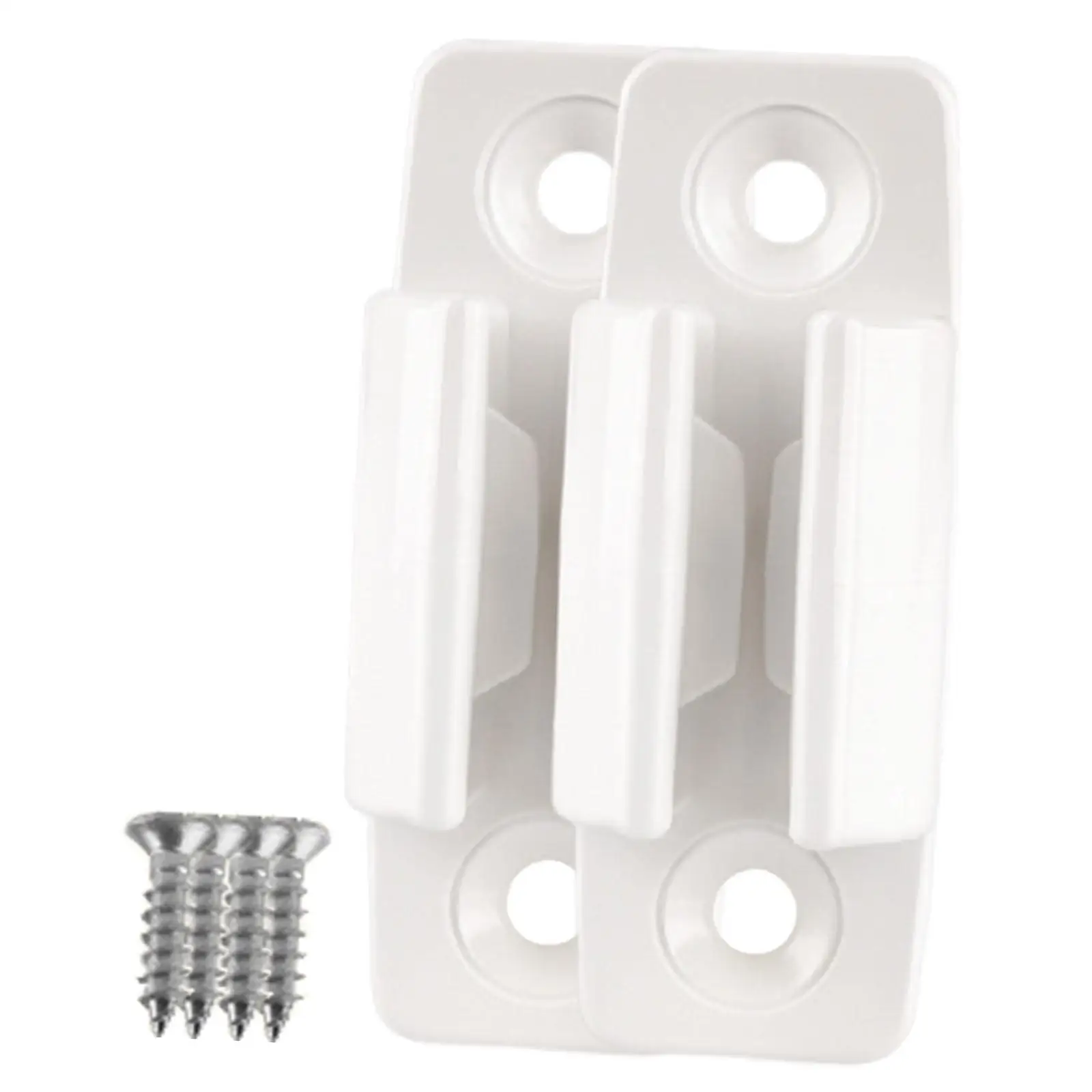 2개 RV 어닝 크랭크 핸들 브래킷 액세서리 직접 교체 가능 공간 절약 설치 용이 어닝 크랭크 보관 홀더