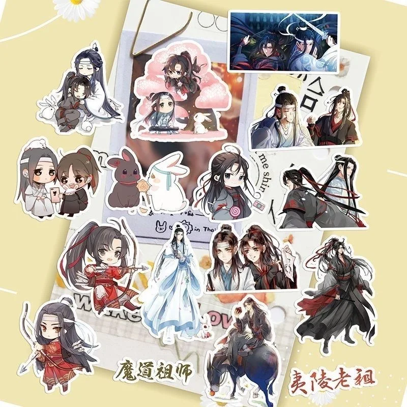 Sunsyea Mo Dao Zu Shi  MDZS Merch Fans Collection Role Stickers Lan Wangji We Wuxian 65 Pieces