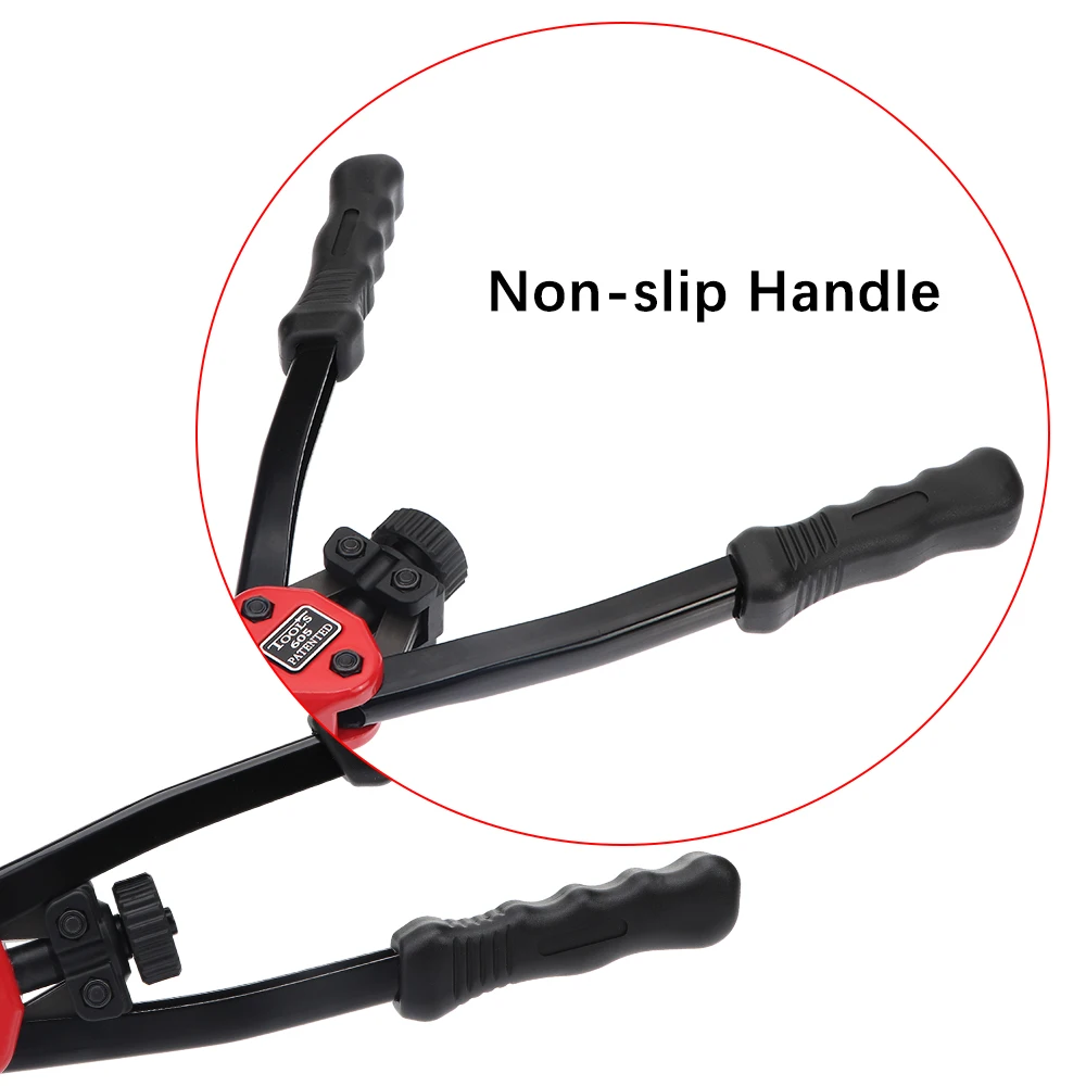 Free shipping BT-607 Manual Riveter Gun Hand Rivet Tool Kit Rivet Nut Setting Tool Nut Setter M3/M4/M5/M6/M8/M10/M12 Gun Head