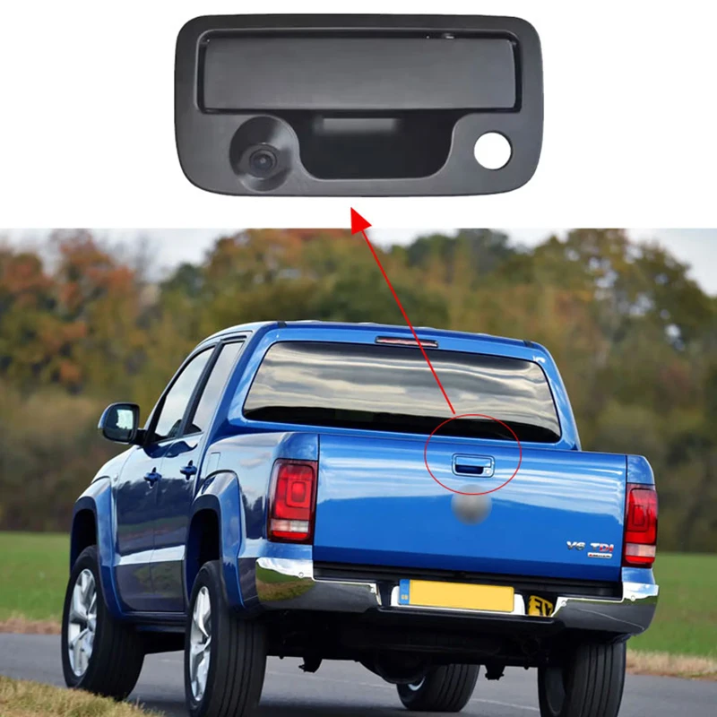 AHD 1080P NTSC Pickup Tailgate Handle Reverse Camera For VW Volkswagen Amarok 2010-2020 Waterproof Night Vision Backup Camera