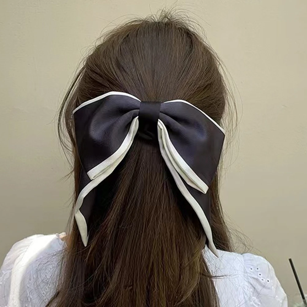 

3Pcs Bow Ribbon Hair Ties Elastic Ponytail Holders Comfortable Hair Accessories for Women Girls Ponytail Holders