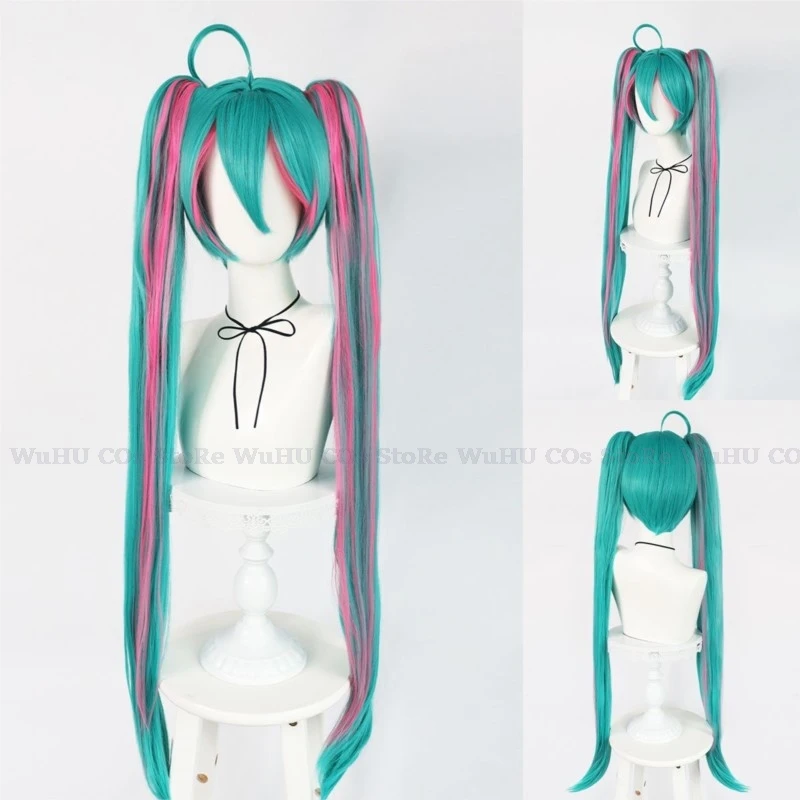 Project Sekai Colorful Stage Bunny Girl Original Design Mikuuo Wig Green Long Hair Muse Dash Music Parkour Women Halloween Cos