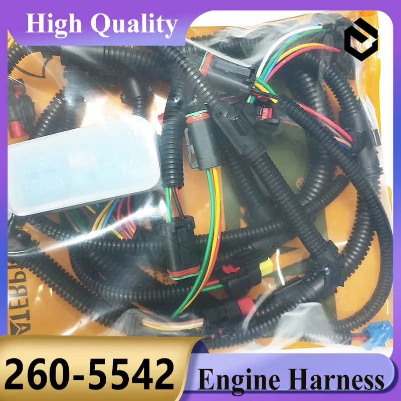 260-5542 2605542 Engine Wire Harness for Caterpilar CAT Engine C6.6 323D E323D  Excavator Parts