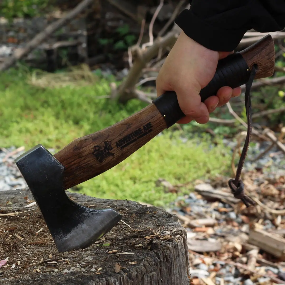 Forging Camping Woodworking Axe, Household Chopping Wood, Outdoor Firefighting, Mountain Cutting Tactics, Hand Axe
