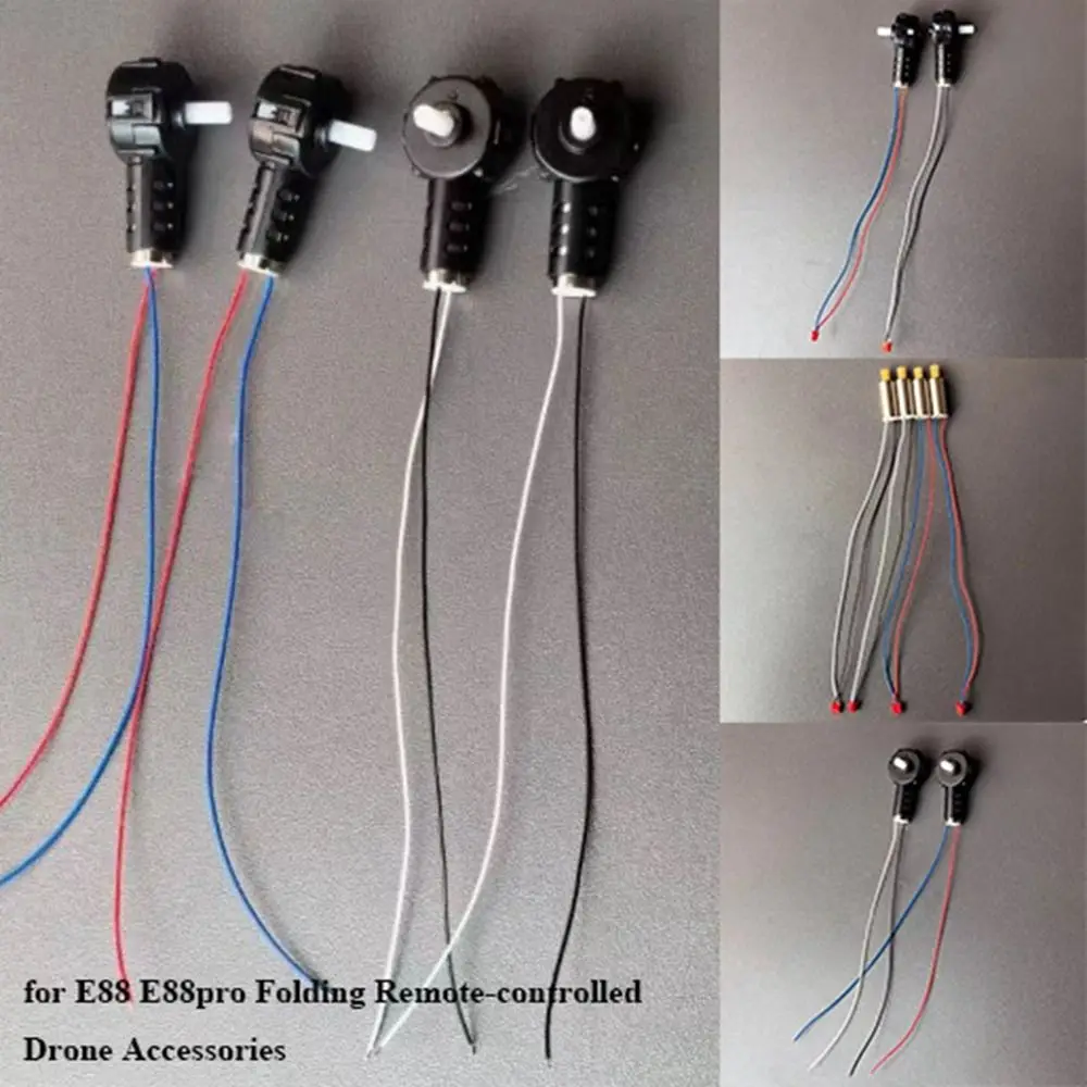 Engines Big Gear Folding Remote-controlled Drone Motor Universal 10 Styles Motor Base E88pro Quadrotor Spare Parts Black