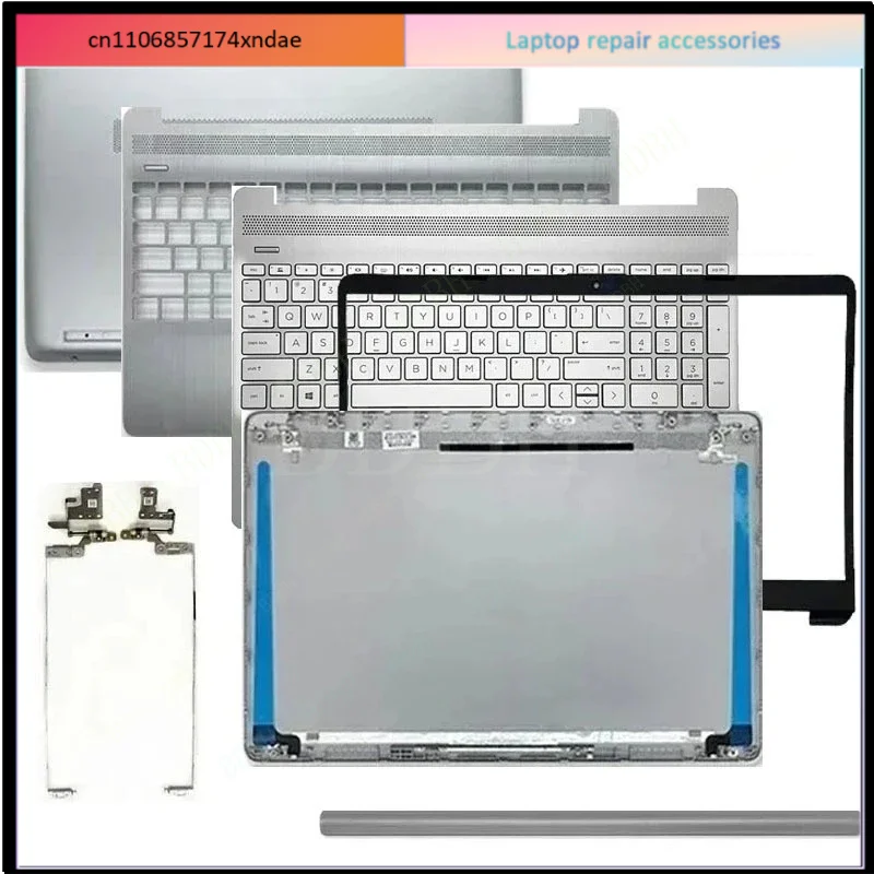 B F For 15-DW 15S-DU 15S-DY TPN-C139 250 255 G8 Laptop LCD Back Cover/LCD Border/Hinge/Palm Pad Keyboard Top Cover/Bottom Shell