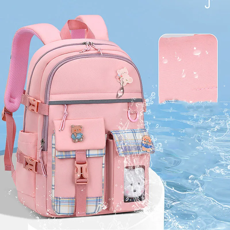 Cute Girls Waterproof Light Weight Backpack School Bags For students Kawaii School Bag Printing Backpacks