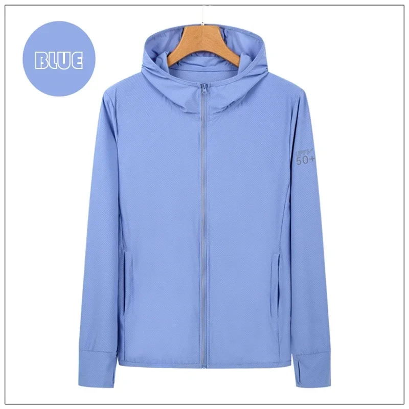 2026 UPF50 Sun Protection Jacket For Men And Women Sports Clothing Ice Silk Skin Coat Walking Travel KZS9F - view 2
