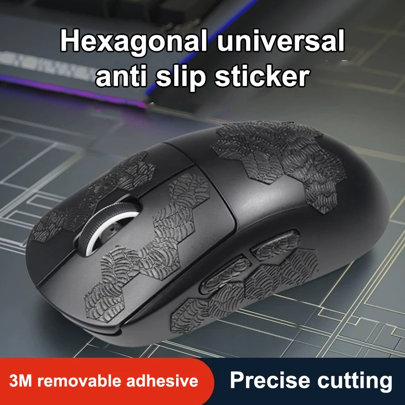 1Pcs DIY Mouse Non Slip Sticker Universal Sweat Resistant Anti Slip Mouse Sticker For GPW 4 3 X-Raypad Mouse Grip Tape