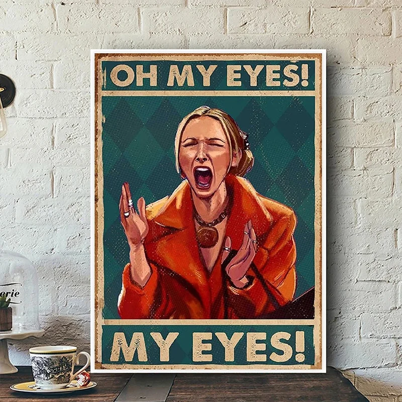 فيبي بافي "أوه عيني" مضحك الكلاسيكية برنامج تلفزيوني الأصدقاء المشارك حائط لوح رسم الفن صور لغرفة المعيشة ديكور المنزل