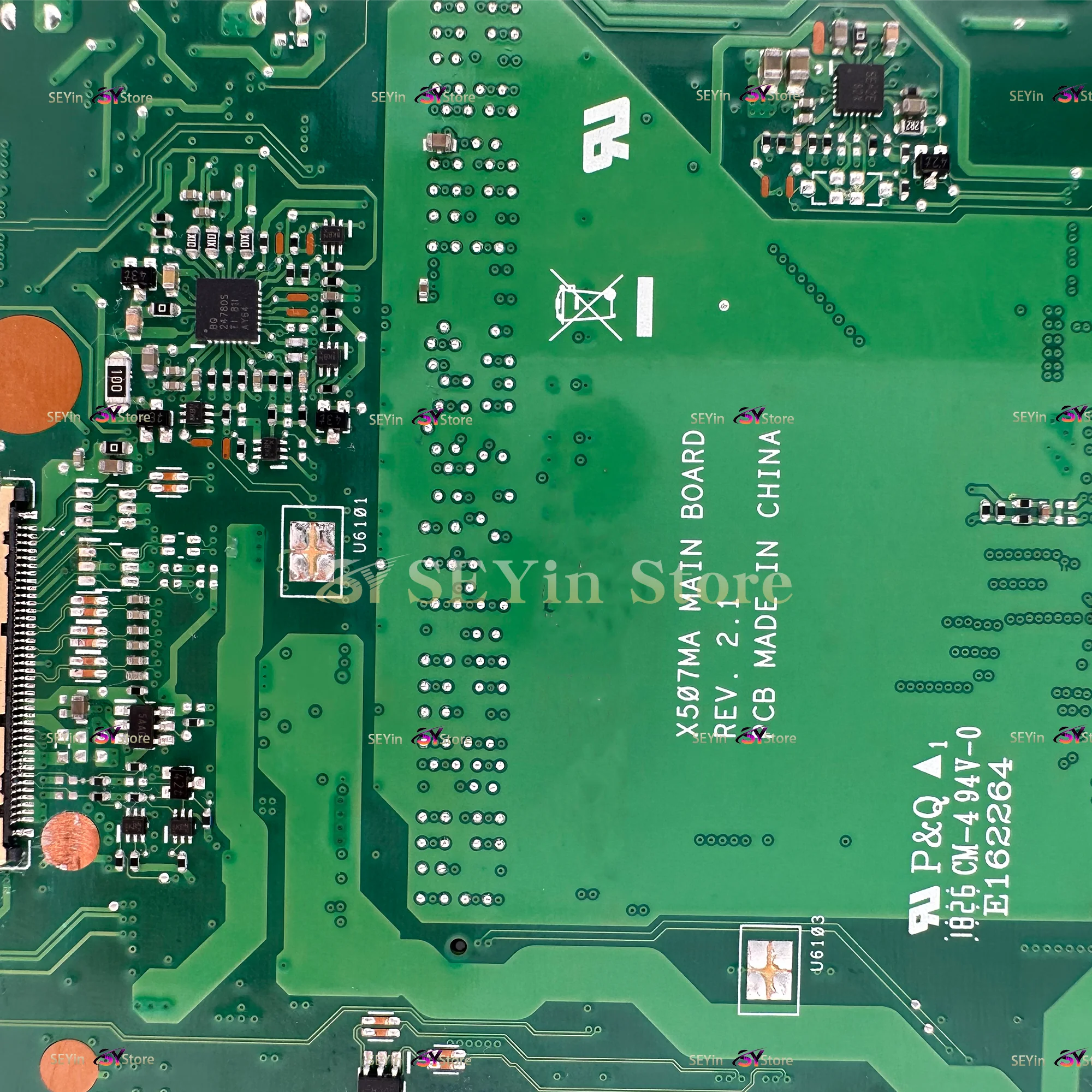 Mainboard X507MA For ASUS X507M A507M F507M R507M Laptop Motherboard CPU N4000 N5000 DDR3L