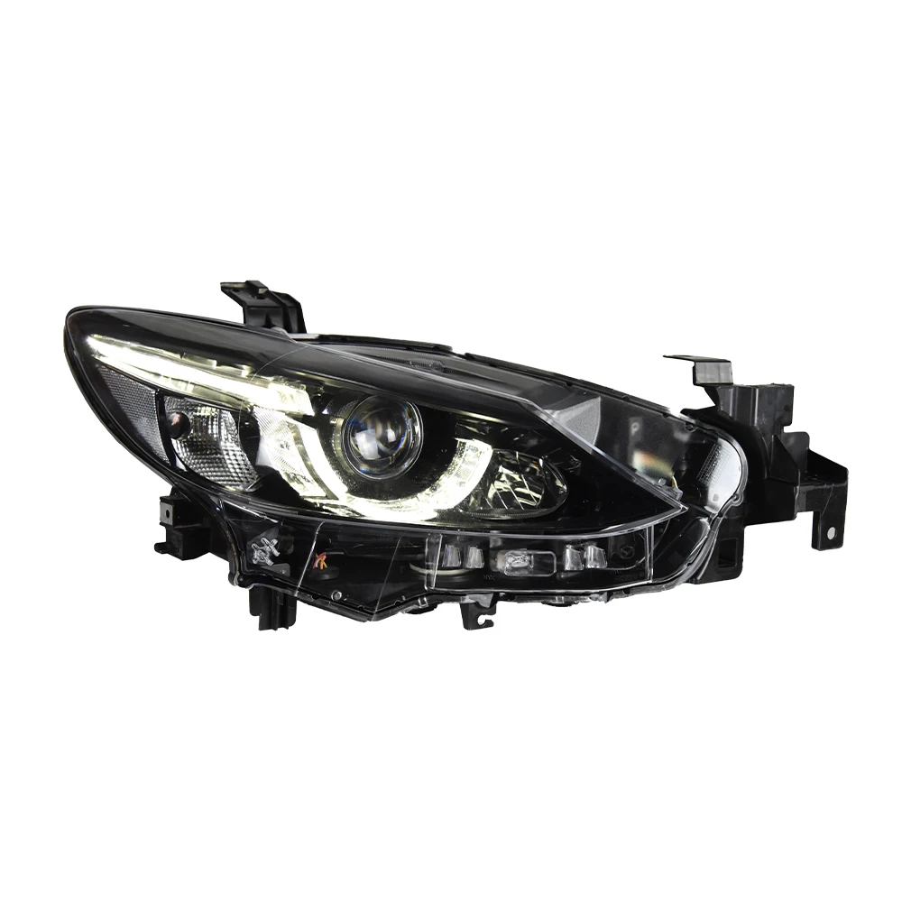 

Передние фары для квадроциклов и UTV, замена для Mazda Atenza 2017-2018, светодиодные автомобильные фары в сборе, линзы-проекторы, аксессуары для инструментов