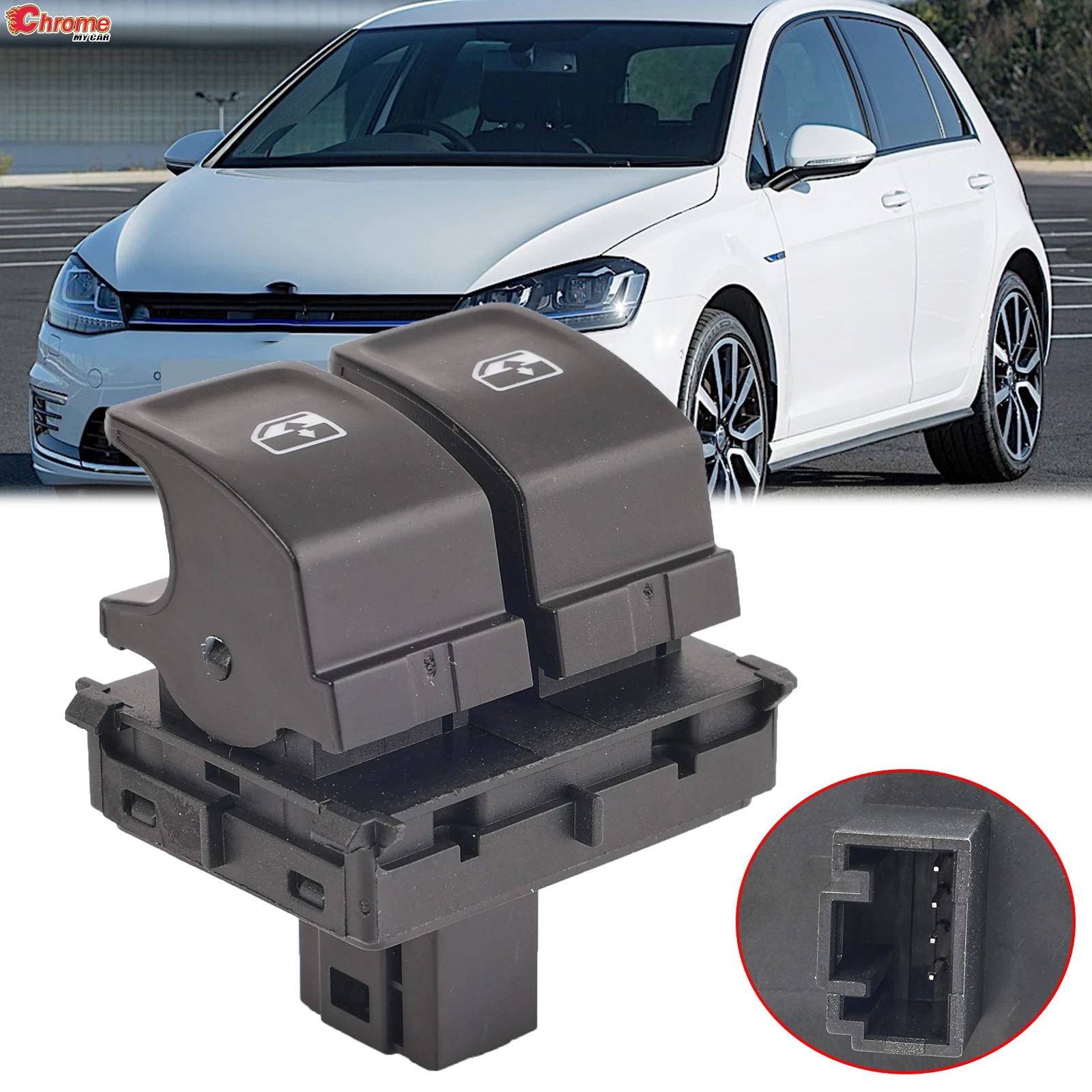 

Кнопка переключения стеклоподъемника автомобиля для Skoda Scala VW Passat B6 Touran Eos GIT Golf Mk7 Cafter Campmob 5G0959858D 5G0959858E