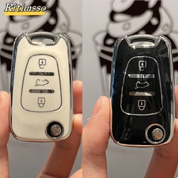 TPU Car Key Case Cover for Hyundai I20 I30 Ix20 Ix25 Ix35 Elantra Accent for KIA Sportage Rio 3 Soul Optima Ceed Pro K5 K2 Pride