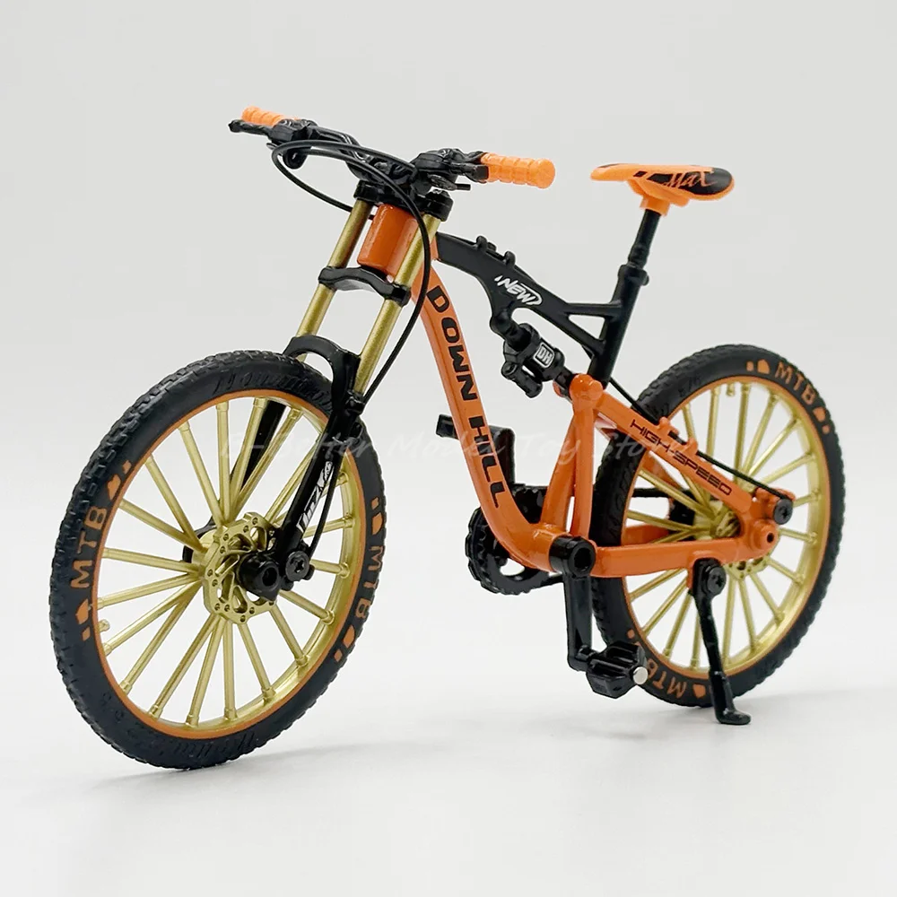 1:10 Odlewany metalowy model roweru Zabawka DH Down Hill Ekstremalny rower górski Miniaturowa replika
