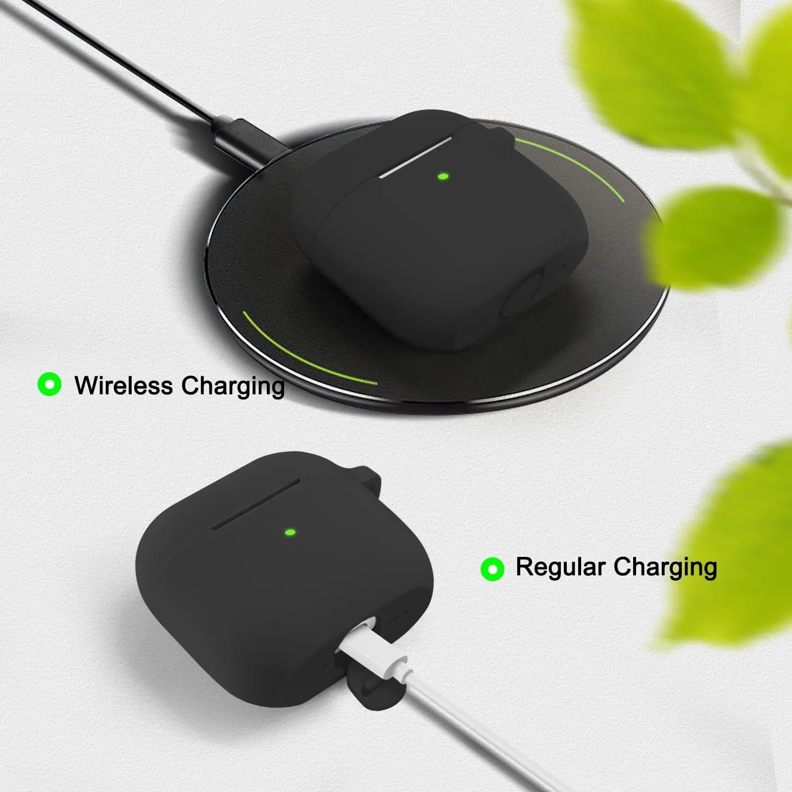 Funda para Airpods de 4 generación con Kit de limpieza, llavero, protección contra caídas, estuche de carga inalámbrica para Airpods 4, para mujeres y hombres