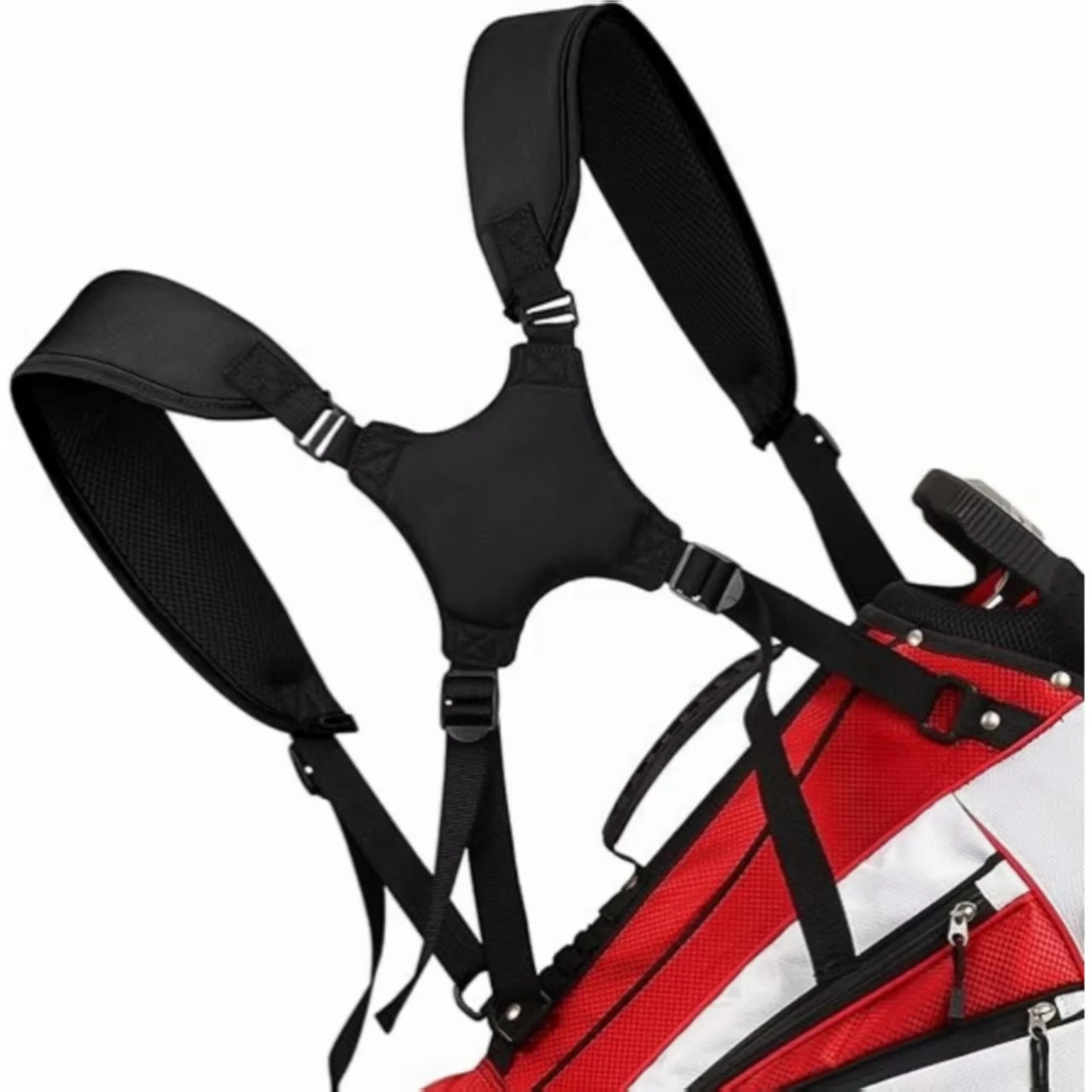 【SITLJIN•FAFAFA】Golf bag replacement strap Golf bag straps ball bag criss-cross adjustment labor-saving double shoulder straps