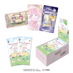 KABAO Originele Sanrio Kuromi Hello Kitty Shining Card Cartoon My Melody Collectible Game Card Toy voor kinderen cadeau