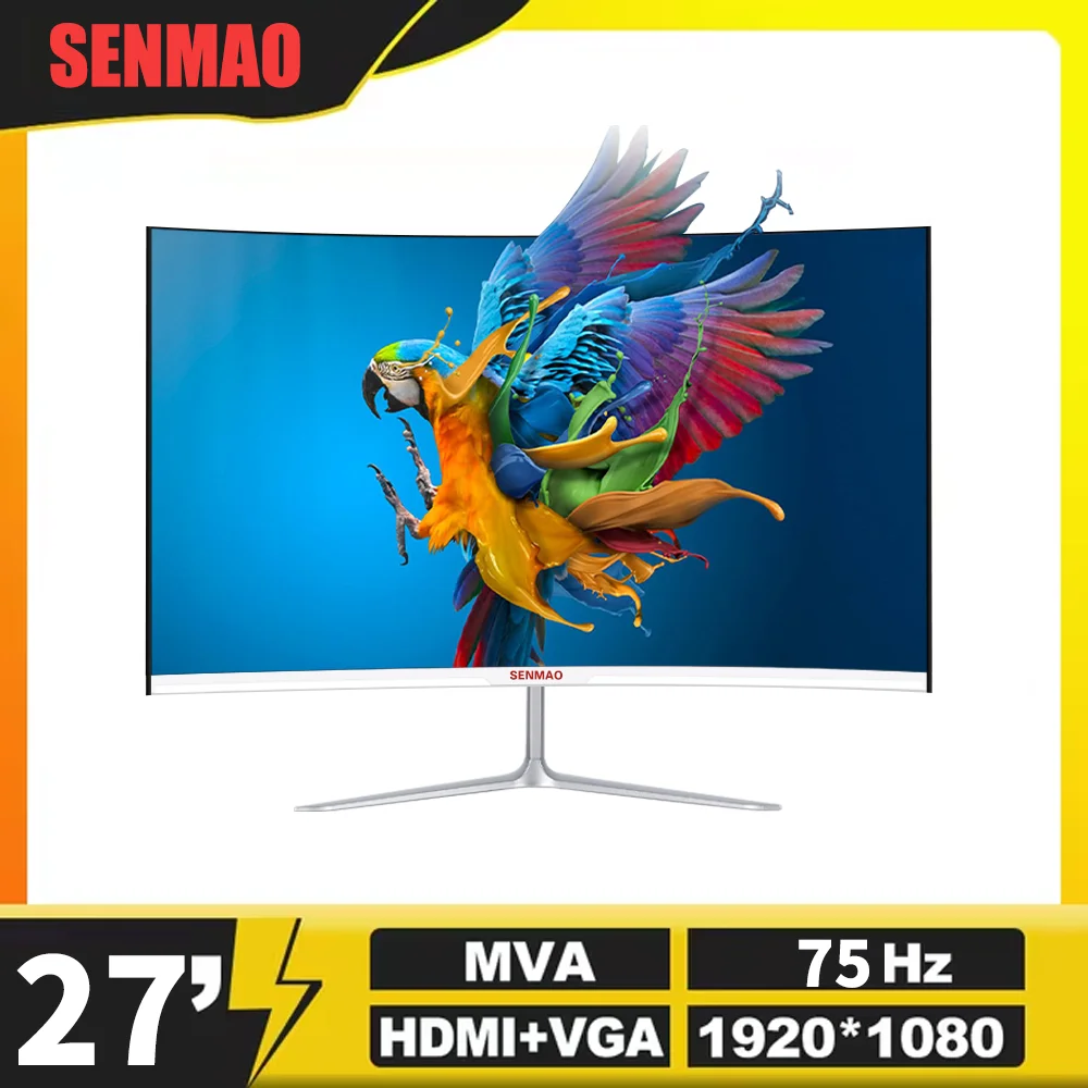 شاشة SENMAO-للألعاب ، 27 بوصة ، 75 هرتز ، x MVA ، شاشة كمبيوتر ، f75 هرتز ، HDMI ، ips ، 1 مللي ثانية