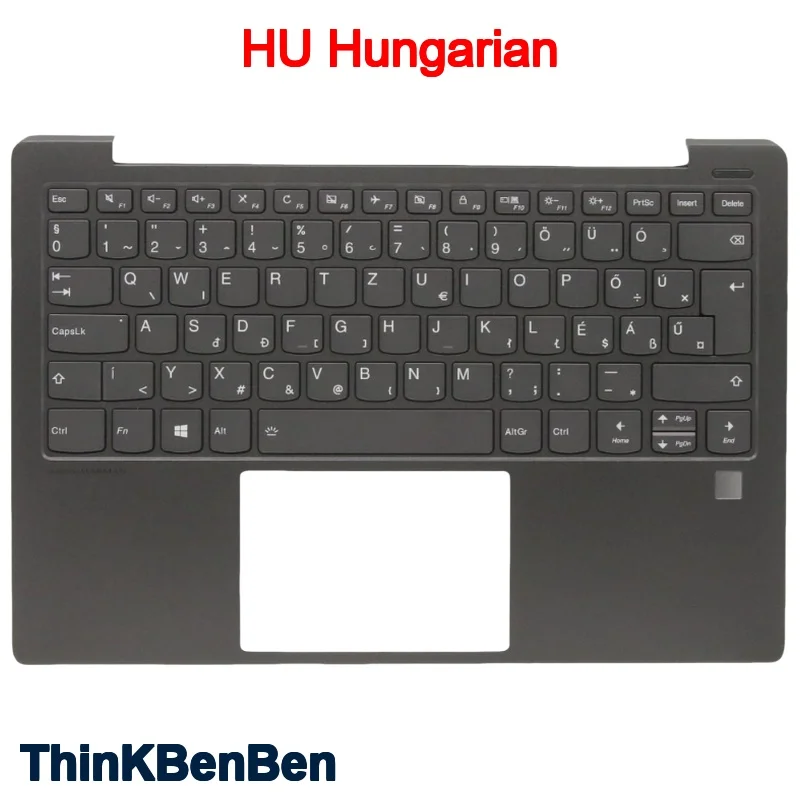 

HU Hungarian Black Keyboard Upper Case Palmrest Shell Cover For Lenovo Ideapad S530 13 13IWL 13IML 5CB0S15982