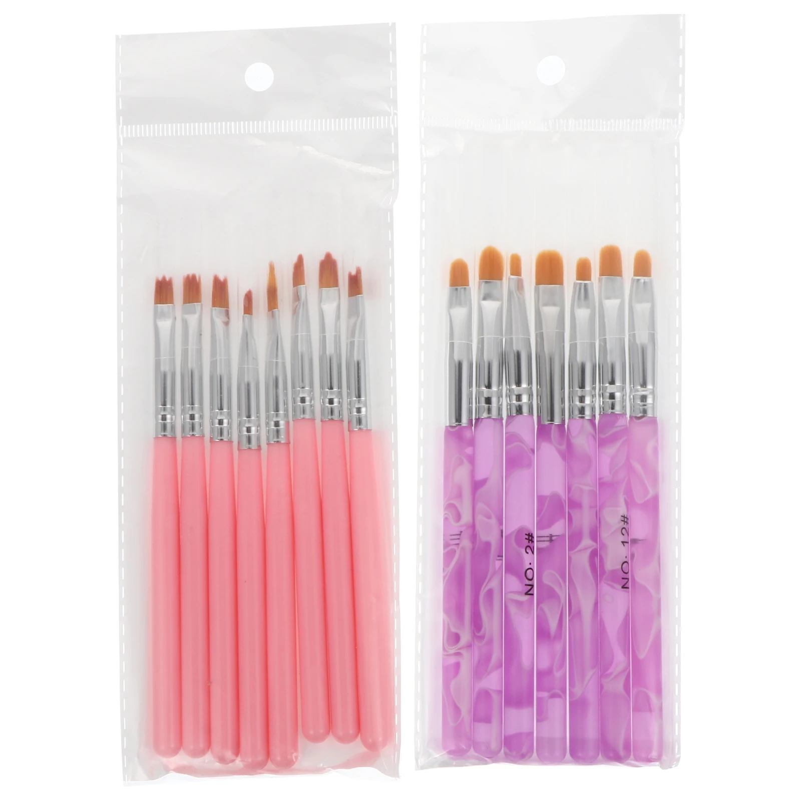 

15 Pcs Brushes Nail Pens Set Plastic Salon Pen Nylon Hair Manicure Nail Salon Pen Carving Supplies Accessory Kit